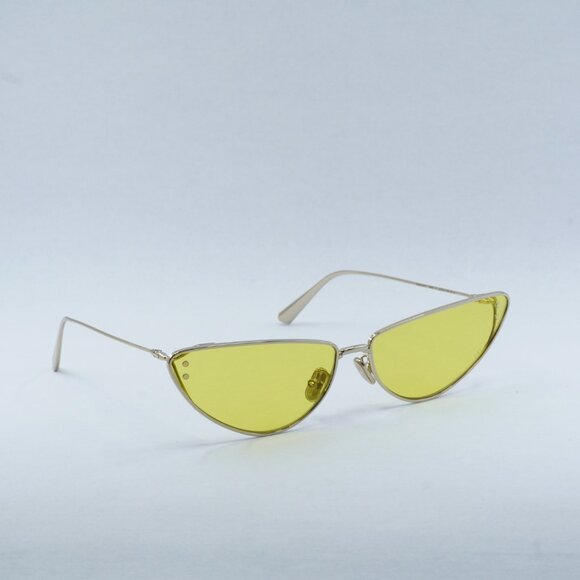 Dior MISSDIOR B1U B0H0 Sunglasses Gold Cat Eye Frame, Yellow Lenses - Picture 9 of 12